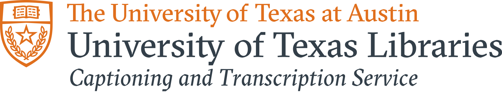 Captioning and Transcription Services logo